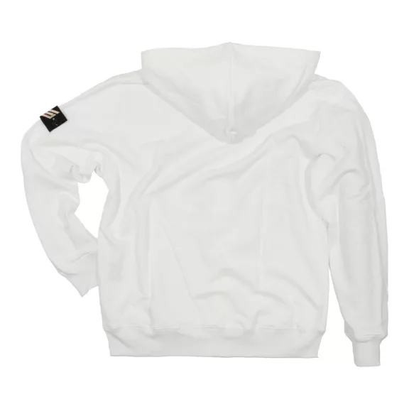 Star Zip Hoody - white