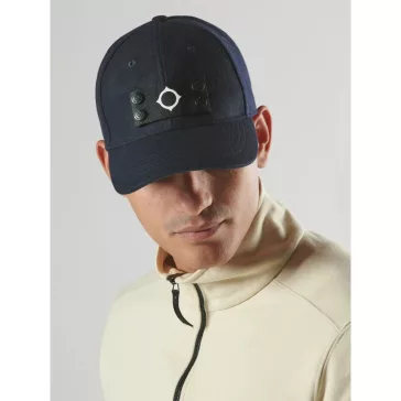 Wool Badge Cap - Ink Navy
