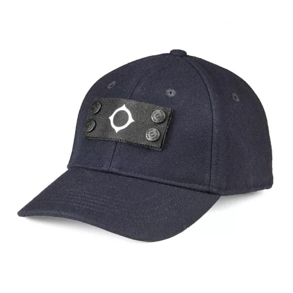 Wool Badge Cap - Ink Navy